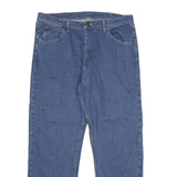 WRANGLER Mens Regular Blue Denim Jeans W36 L30 Classic Zip Cotton Blend