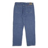 WRANGLER Mens Regular Blue Denim Jeans W36 L30 Classic Zip Cotton Blend