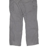 CARHARTT Mens Cotton Grey Regular Fit Straight Leg Trousers W34 L34 Workwear