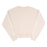 CHAMPION Womens Pink Pullover Crew Neck S Cotton Blend Jersey Sweatshirt Casual