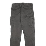 PME LEGEND Mens Cotton Blend Grey Slim Cargo Trousers W32 L34 Casual Utility