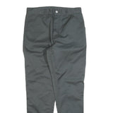 CARHARTT Mens Cotton Blend Grey Slim Straight Trousers W30 L32 Workwear Durable
