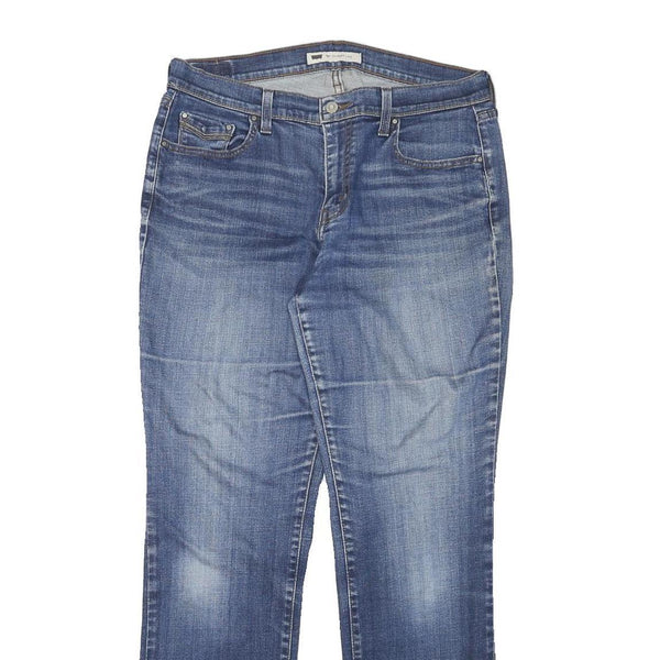 LEVI'S 505 Womens Jeans Blue Regular Straight Denim Medium W32 L31 Classic Style