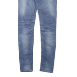 ONLY Womens Slim Blue Denim Light Wash Jeans W27 L31 Stretch Cotton Blend Zip