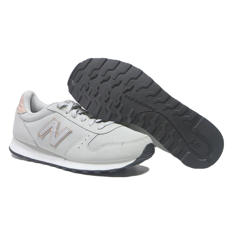 NEW BALANCE Womens Sneaker Trainers Footwear Grey & Pink Synthetic UK 8.5