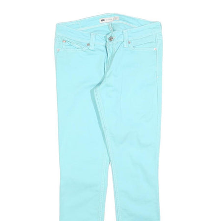 LEVI'S Womens Jeans Blue Slim Skinny Denim W29 L29 Stylish Zip Closure