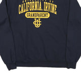 CHAMPION Mens Navy University Of California Irvine Crew Neck L Sweatshirt Cotton