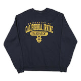 CHAMPION Mens Navy University Of California Irvine Crew Neck L Sweatshirt Cotton