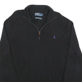 POLO RALPH LAUREN Mens Black Cotton Patterned Pullover Crew Neck Basic Knit XL