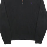 POLO RALPH LAUREN Mens Black Cotton Patterned Pullover Crew Neck Basic Knit XL