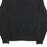 POLO RALPH LAUREN Mens Black Cotton Patterned Pullover Crew Neck Basic Knit XL