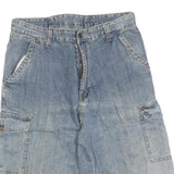 JOHN KAIN JEANS Mens Blue Cargo Cotton Blend M W30 Casual Shorts