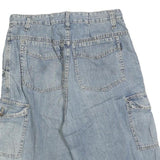 JOHN KAIN JEANS Mens Blue Cargo Cotton Blend M W30 Casual Shorts