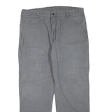 DICKIES Mens Jeans Grey Regular Straight Denim W40 L32 Workwear Utility