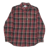 CARHARTT Mens Red & Black Check Shirt L Casual Workwear Button Down Cotton Blend