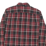 CARHARTT Mens Red & Black Check Shirt L Casual Workwear Button Down Cotton Blend