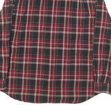 CARHARTT Mens Red & Black Check Shirt L Casual Workwear Button Down Cotton Blend
