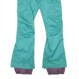 BURTON Mens Polyester Blend Blue Regular Flared Trousers W34 L31 Outdoor Winter