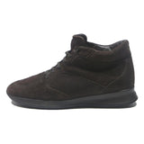 TODS Suede Mens High Top Trainers Dark Brown UK 7 Luxury Comfort Casual Footwear