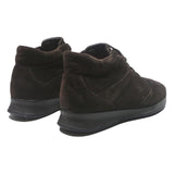 TODS Suede Mens High Top Trainers Dark Brown UK 7 Luxury Comfort Casual Footwear