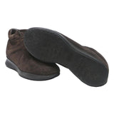 TODS Suede Mens High Top Trainers Dark Brown UK 7 Luxury Comfort Casual Footwear