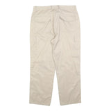 UNO DUE TRE Womens Regular Beige Polyester Blend Cargo Trousers W34 L27 Button