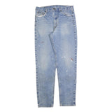 CARHARTT Mens Regular Fit Blue Denim Plain Jeans W36 L36 Workwear Zip Fly