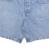 RESERVED Mens Shorts Blue Denim Casual L W36 Cotton Blend Comfortable Fit