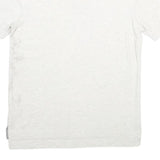 TOMMY HILFIGER Mens White Short Sleeve Plain Polo Shirt S Cotton Casual