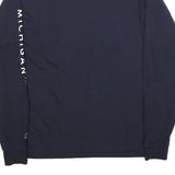 CHAMPION Mens Navy Blue Boyne Mountain Long Sleeve Crew Neck T-Shirt L