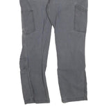 CARHARTT Mens Grey Denim Cotton Blend Regular Fit Straight Leg Jeans W36 L30