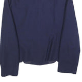 FELDPAUSCH Womens Navy Blue Tailored Jacket S Button Closure Plain Classic