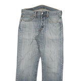 LEVI'S 501 Mens Regular Fit Straight Denim Light W32 L30 Classic Button Fly
