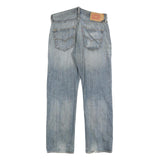 LEVI'S 501 Mens Regular Fit Straight Denim Light W32 L30 Classic Button Fly