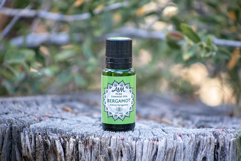 Bergamot Pure Essential Oil - 17mL & 60mL sizes | Fair Trade + Ethically Sourced