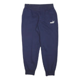 PUMA Mens Joggers Navy Blue M W30 L28 Classic Tapered Casual Sportswear
