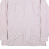 RENATO CAVALLI Mens Pink & White Relaxed Fit Plain Cotton Blend Shirt M Button