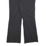 DICKIES Womens Cotton Blend Black Slim Straight Trousers W36 L32 Comfortable Fit