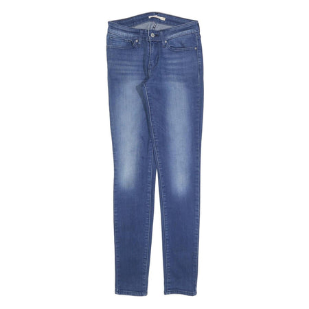 LEVI'S 711 Womens Jeans Blue Slim Skinny Denim Medium Wash W27 L31 Stretch