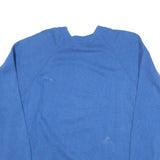 VELVA SHEEN Womens Blue Mickey Mouse Crew Neck L Cotton Blend Sweatshirt