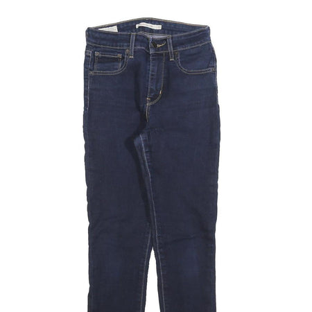 LEVI'S 721 Big E Womens Jeans Blue Slim Skinny Denim Medium W25 L28 High Rise