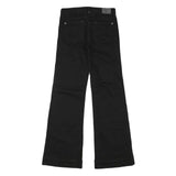 ARMANI EXCHANGE Womens Jeans Black Regular Straight Denim W25 L30 Zip Cotton