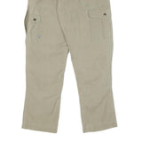 FJALLRAVEN Womens Polyester Blend Beige Regular Fit Cargo Trousers W30 L29