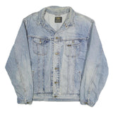 LEE Mens Blue Cotton Denim Jacket 2XL Button Closure Classic Fit Casual Wear