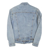 LEVI'S Mens Blue Denim Jacket M Cotton Button Closure Classic Fit Casual
