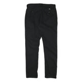 VANS Mens Black Slim Trousers W32 L30 Cotton Blend Zip Casual Skatewear