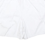 AMI Womens White Casual Cotton Blend Shorts M W30 Pocketed Zip Fly