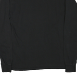 CHAMPION Mens Black EHHS Royals Graphic T-Shirt M Long Sleeve Crew Neck Cotton