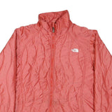 THE NORTH FACE Womens Red Slim Zip Up Polyester Blend Jacket XL Lightweight