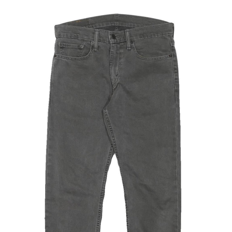 LEVI'S 502 Mens Jeans Grey Regular Straight Denim Medium W30 L26 Classic Style